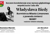 Kondolencje z powodu śmierci Mamy Burmistrza Miasta Limanowa Władysława Biedy - zdjęcie główne