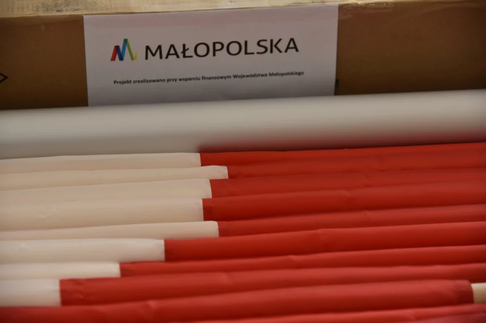 Przekazanie masztu z flagą dla Gminy Limanowa - zdjęcie 2