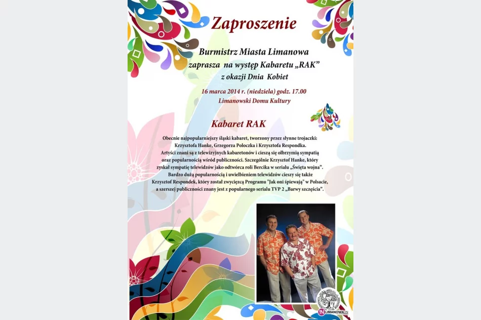 Dziś występ kabaretu RAK - wstęp wolny - zdjęcie 2