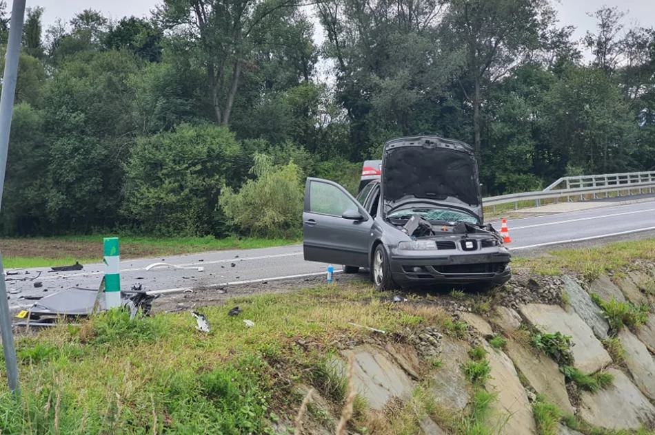 Zderzenie samochodów na krajówce - droga odblokowana - zdjęcie 2