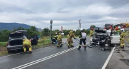 Zderzenie samochodów na krajówce - droga odblokowana - zdjęcie 3
