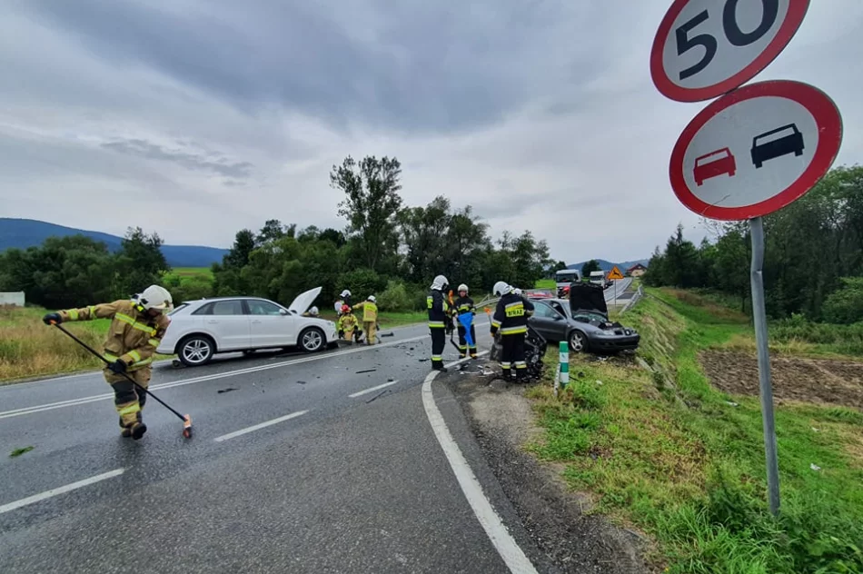 Zderzenie samochodów na krajówce - droga odblokowana - zdjęcie 4