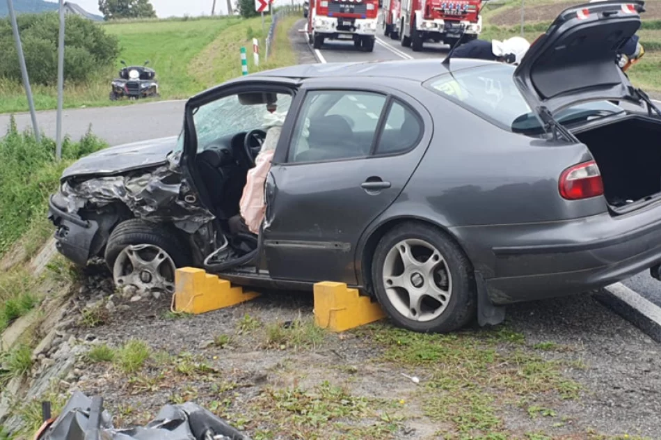 Zderzenie samochodów na krajówce - droga odblokowana - zdjęcie 7