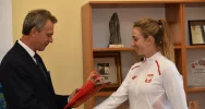 Władze samorządu zaprosiły olimpijkę - zdjęcie 2
