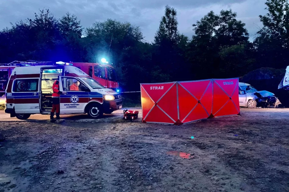 Nie żyje 50-letni kierowca, jeden z pasażerów walczy o życie - zdjęcie 4