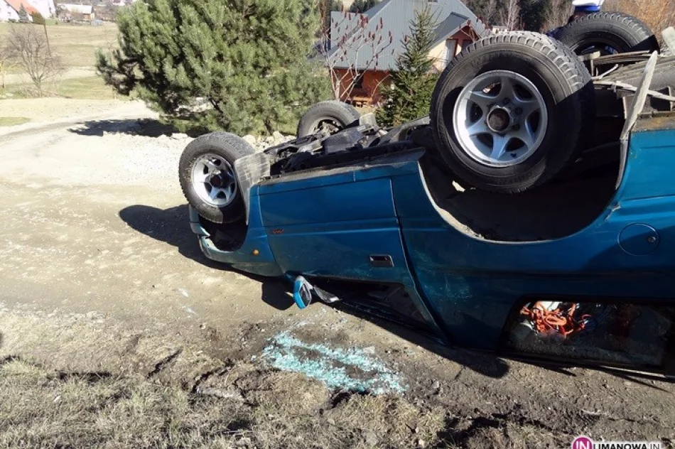 Dachowanie opla - policja szuka świadków - zdjęcie 3