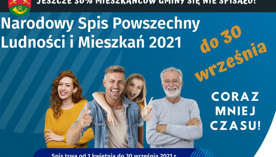 Spis trwa do 30 września 2021 r. Coraz mniej czasu! - zdjęcie 1