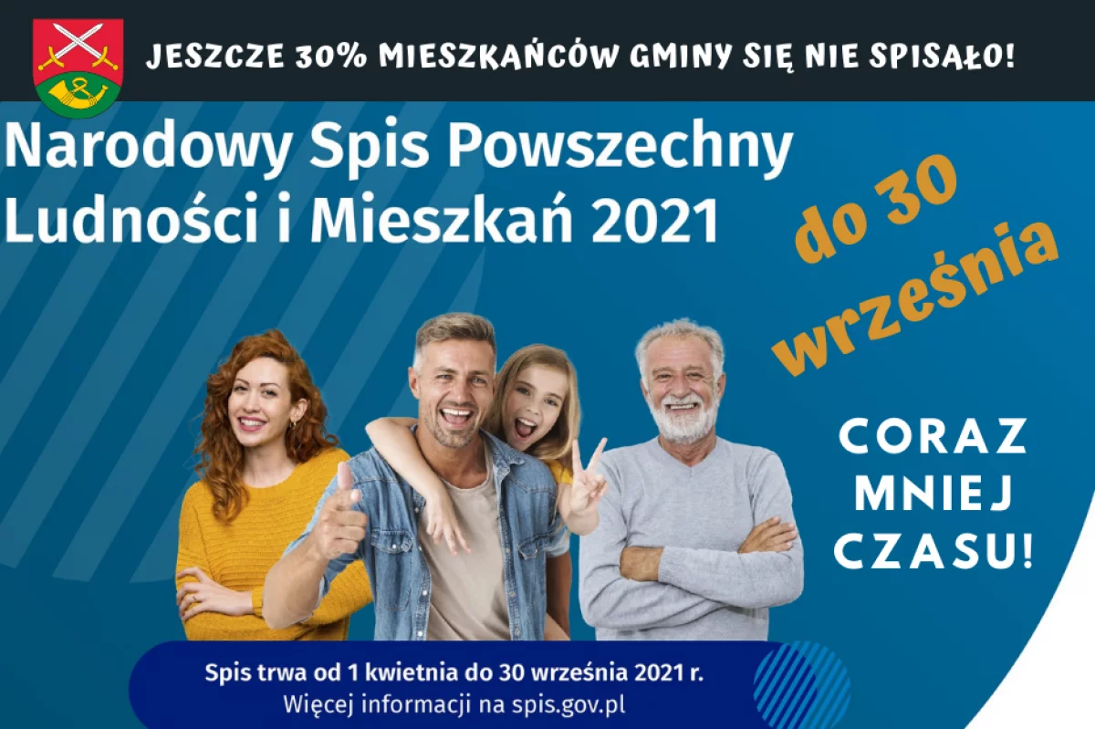 Spis trwa do 30 września 2021 r. Coraz mniej czasu!