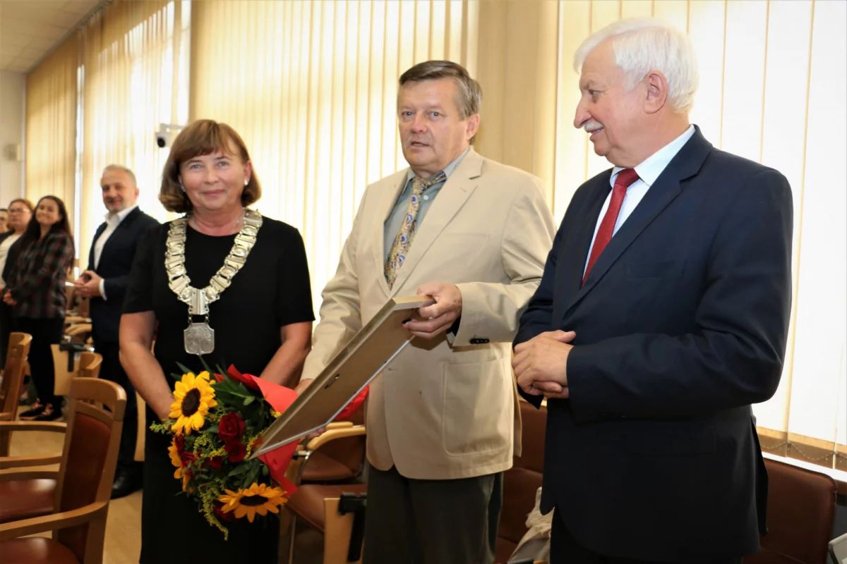 Gratulacje dla Leszka Mordarskiego od władz miasta Limanowa