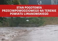 Wprowadzenie stanu pogotowia przeciwpowodziowego na terenie powiatu limanowskiego - zdjęcie główne