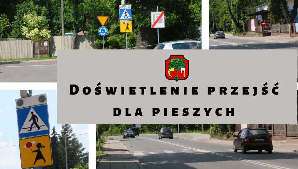 Doświetlenie przejść dla pieszych na terenie miasta Limanowa - zdjęcie 1