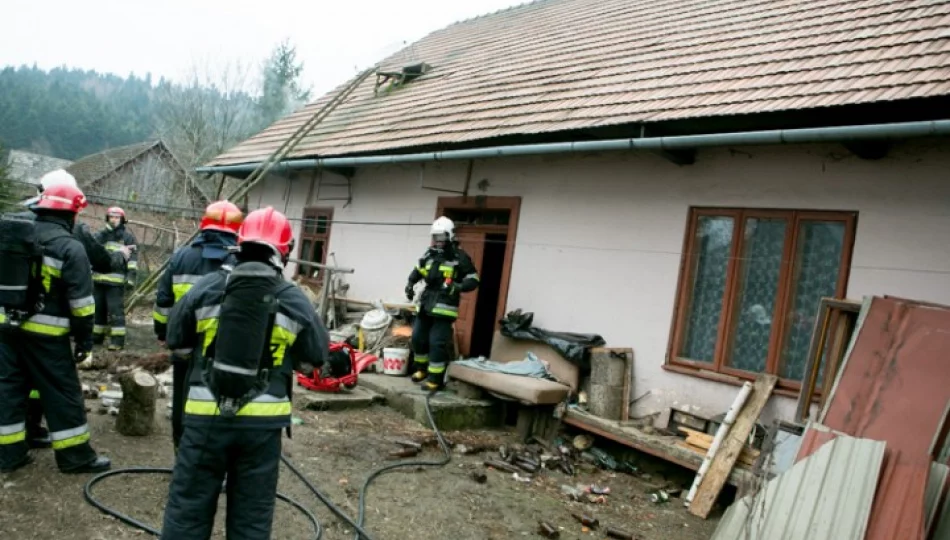 W pożarze zginął niepełnosprawny mężczyzna - zdjęcie 1