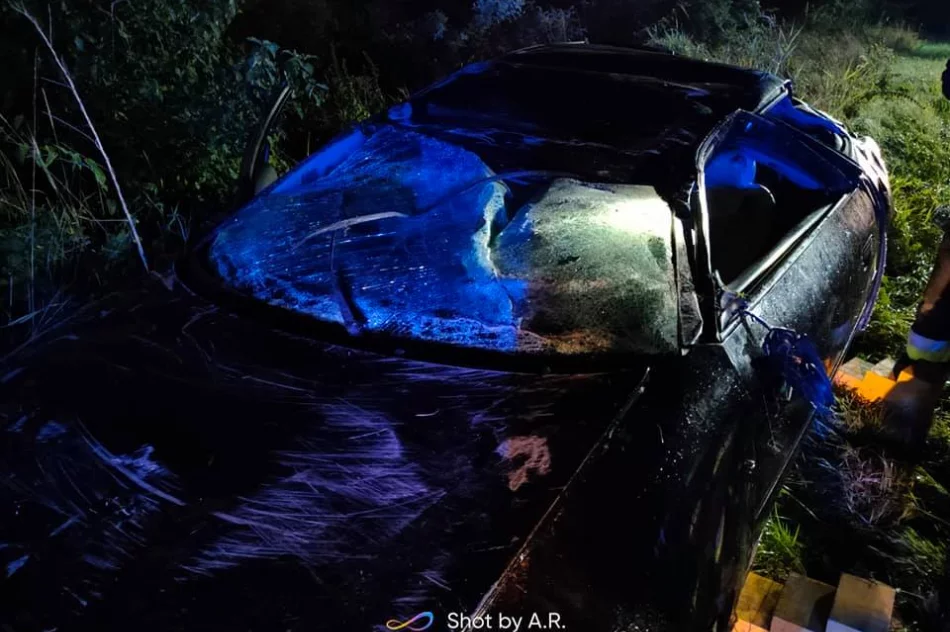 Groźnie wyglądające dachowanie Audi - zdjęcie 7