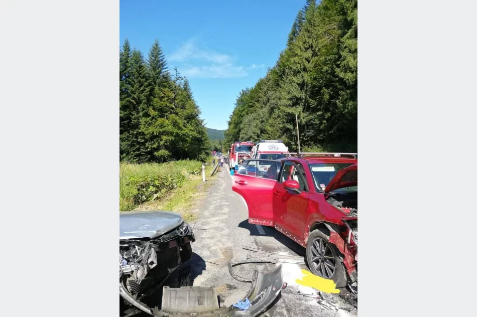 Najechanie na tył przyczyną czołowego zderzenia - zdjęcie 4