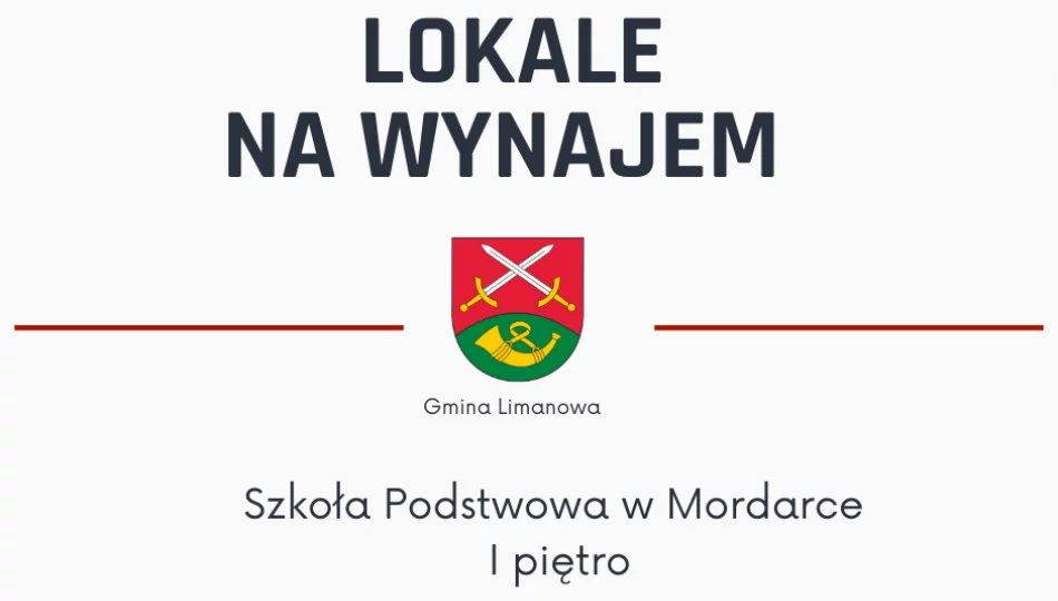 Gmina Limanowa oferuje lokal na wynajem - budynek Szkoły Podstawowej w Mordarce - zdjęcie 1