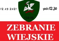 Zebranie Wiejskie w Pisarzowej - 12 września 2021  - zdjęcie główne