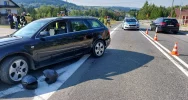 Motocyklista najechał na tył samochodu osobowego - zdjęcie 3