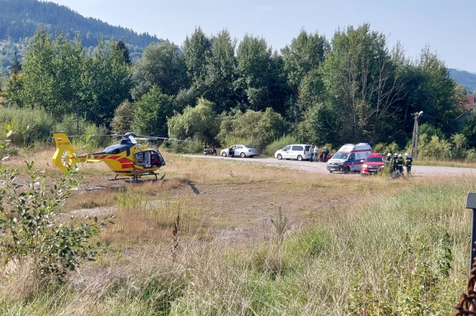 Motocyklista najechał na tył samochodu osobowego - zdjęcie 4