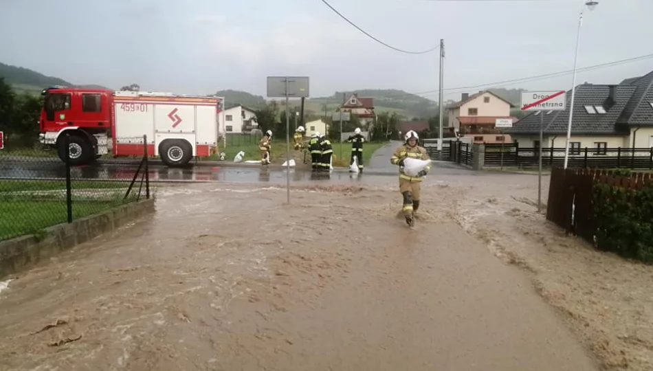 Odwodnienie drogi nie jest wystarczające - na szczęście, nie doszło do większych strat - zdjęcie 1