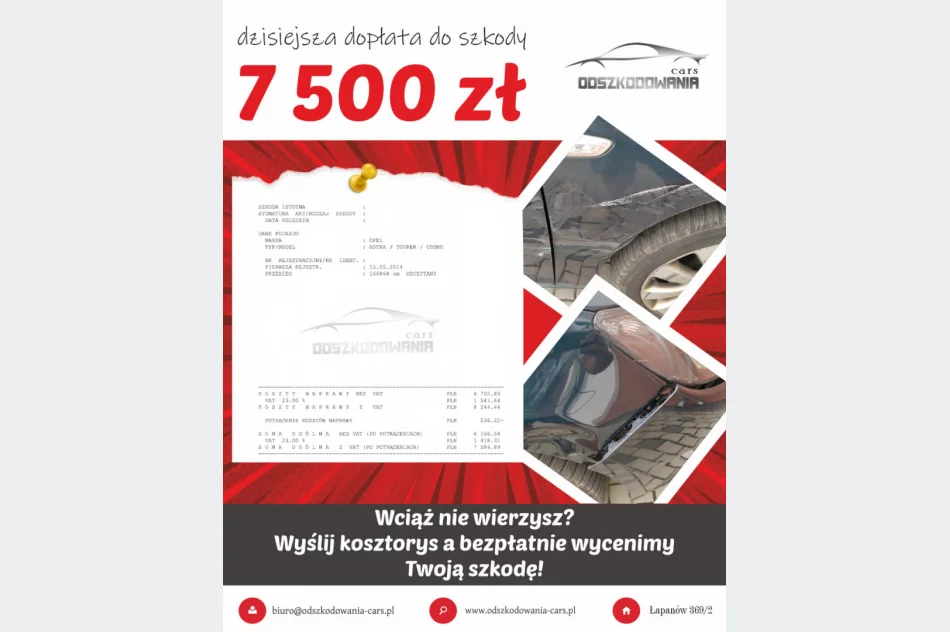 Miałeś kolizję lub stłuczkę do 3 lat wstecz? Uzyskaj dopłatę do szkody już wypłaconej !! - zdjęcie 2