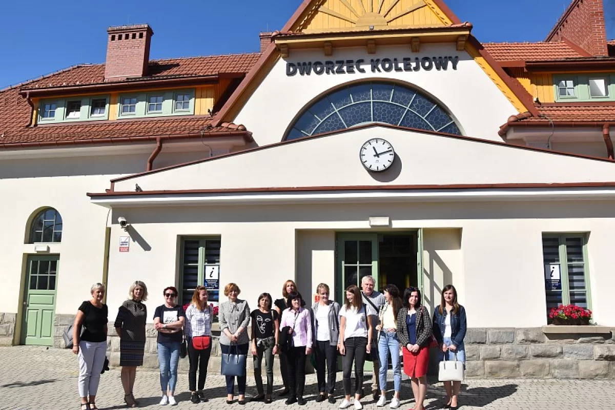 Wyjazd studyjny bibliotekarzy powiatu limanowskiego „Pociąg do bibliotek”