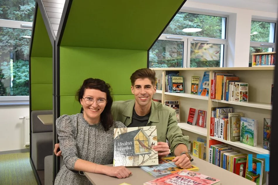 Oko w oko w Okoniem, a właściwie Marcinem Okoniewskim w bibliotece - zdjęcie 12