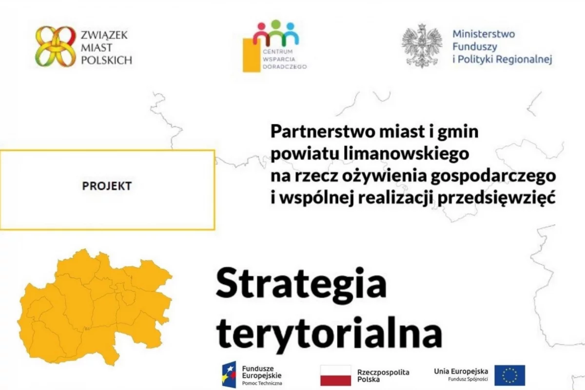 Powstał projekt „Strategii terytorialnej partnerstwa miast i gmin powiatu limanowskiego” – wyraź swoją opinię