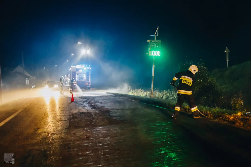 Droga zanieczyszczona... obornikiem - zdjęcie 8