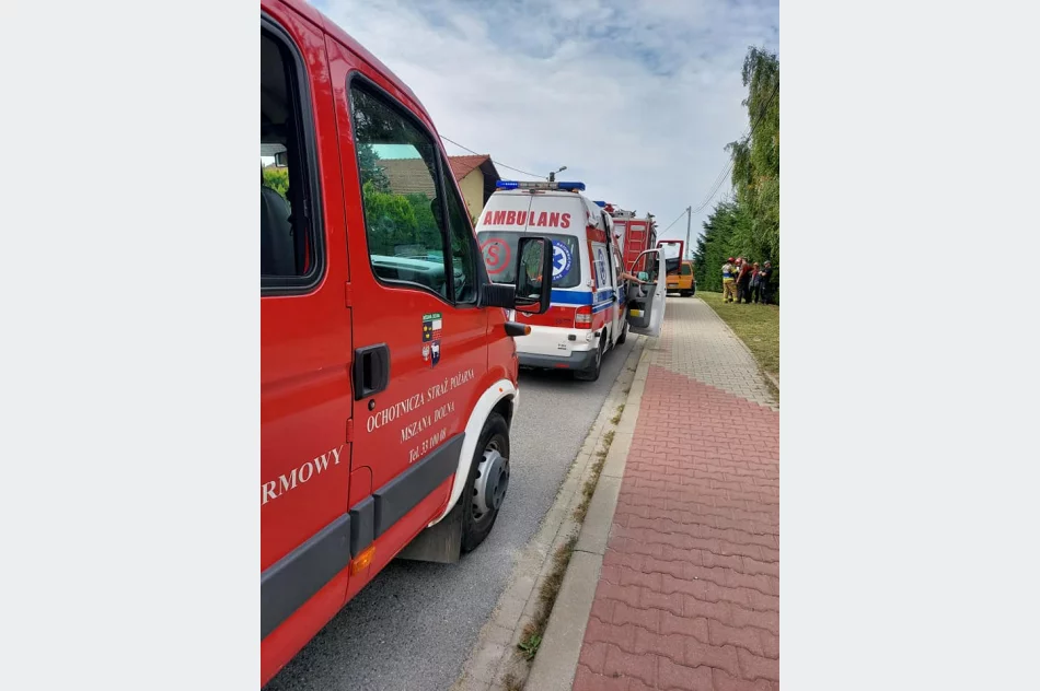 Czołowe zderzenie, jedna osoba trafiła do szpitala - zdjęcie 3