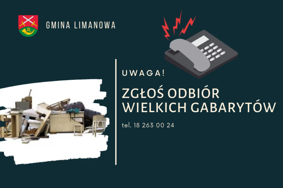 Zgłoś odpady wielkogabarytowe do odbioru