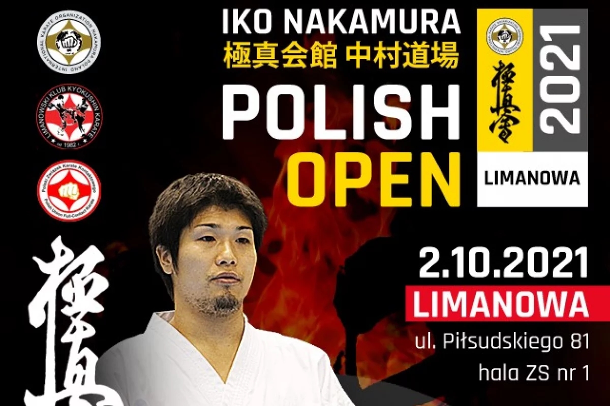 I Otwarty Puchar Polski Karate Kyokushin IKO Nakamura Polish Open 2021 – Limanowa – 2 października