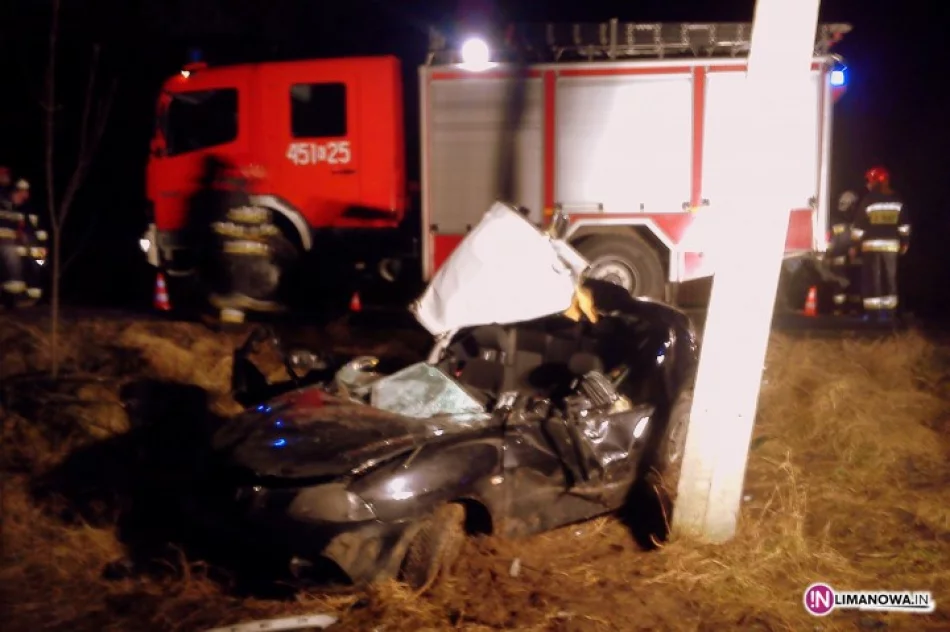 Seat uderzył w słup - jedna osoba ranna - zdjęcie 3