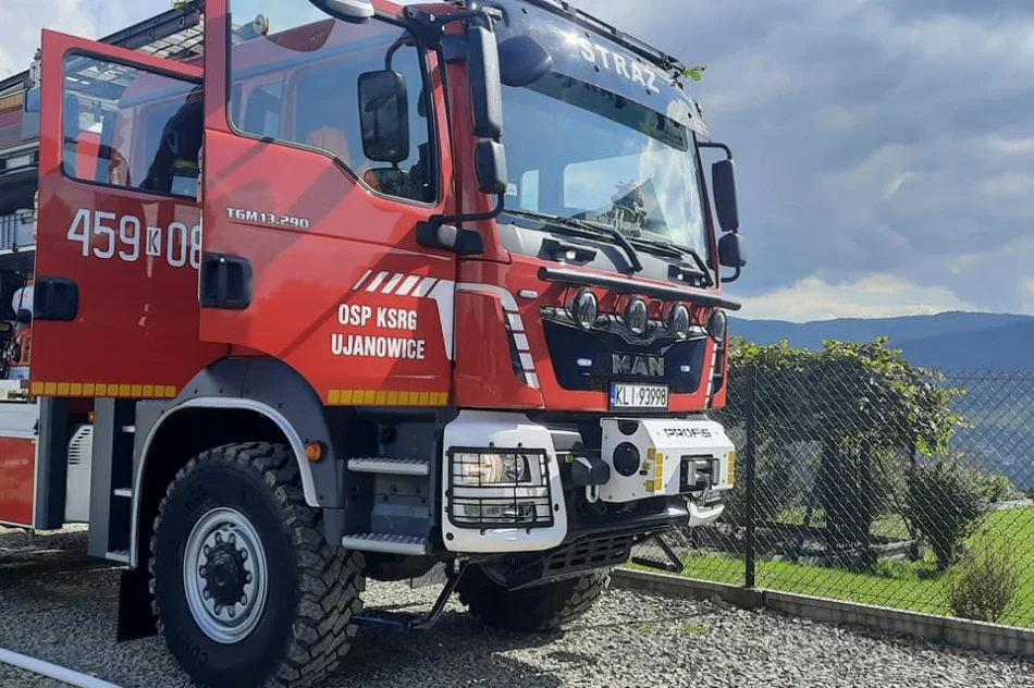 Strażacy ugasili pożar samochodu. Ogień objął komorę silnika - zdjęcie 2