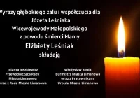 Kondolencje dla Józefa Leśniaka Wicewojewody Małopolskiego - zdjęcie główne