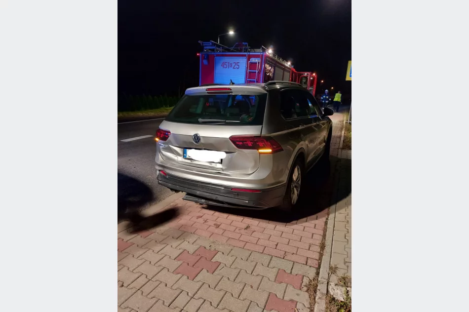 Zderzenie na "krajówce", dwie osoby trafiły do szpitala - zdjęcie 4