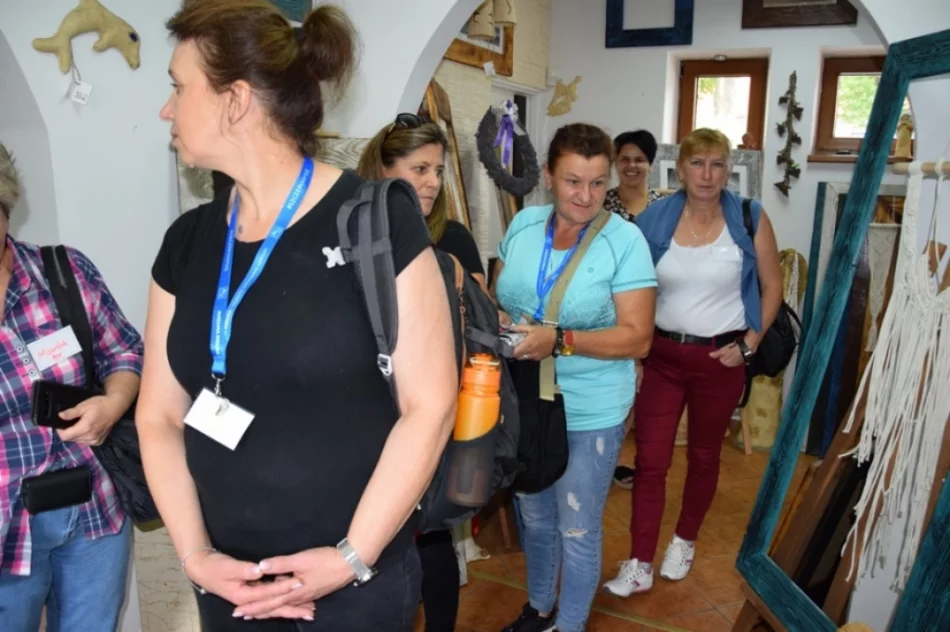 Wizyta studyjna na zagórzańskiej ziemi obfitowała w atrakcje - zdjęcie 7