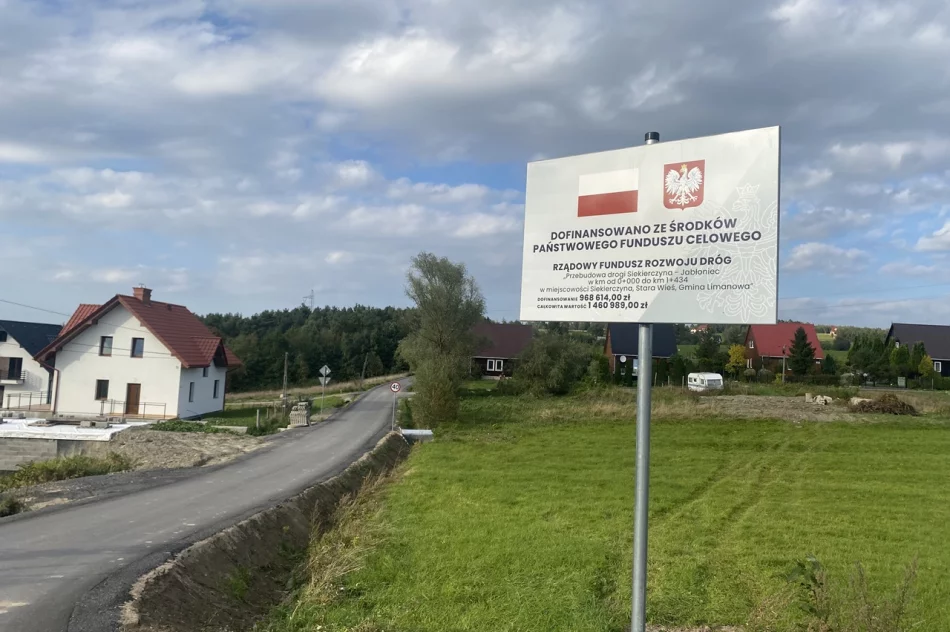 Dobiegła końca przebudowa drogi Siekierczyna - Jabłoniec - zdjęcie 7