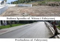 Trwa budowa łącznika ul. Witosa i Fabrycznej oraz przebudowa ul. Fabrycznej - zdjęcie główne