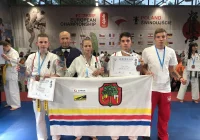 Trójka Limanowian brązowymi medalistami 34 Mistrzostw Europy KARATE KYOKUSHIN - zdjęcie główne
