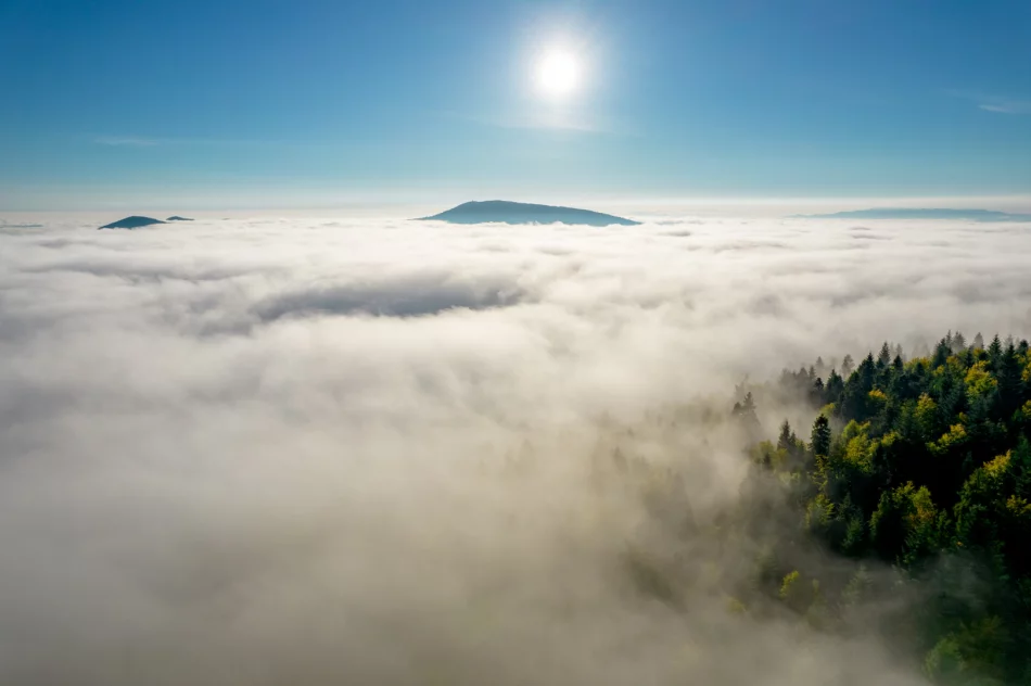 Mglisty poranek w Beskidzie Wyspowym - zdjęcie 4