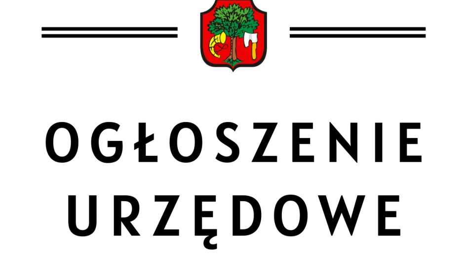 Ogłoszenie urzędowe - zdjęcie 1