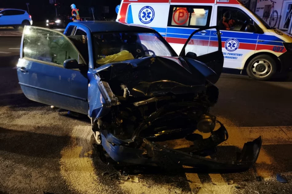 Groźnie wyglądająca kolizja na skrzyżowaniu - zdjęcie 4