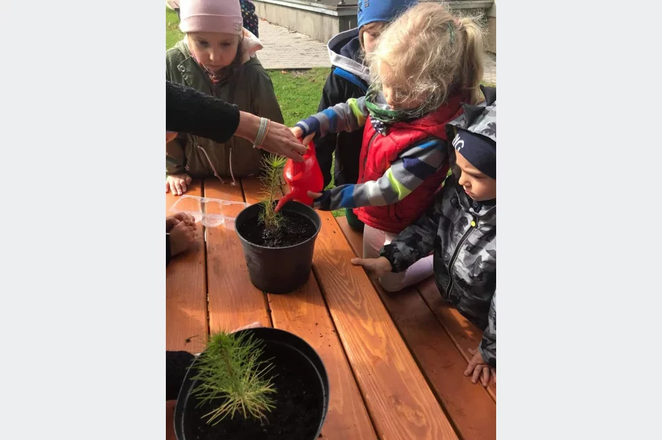 Akcja #sadziMy w Miejskim Przedszkolu nr 1 - zdjęcie 3