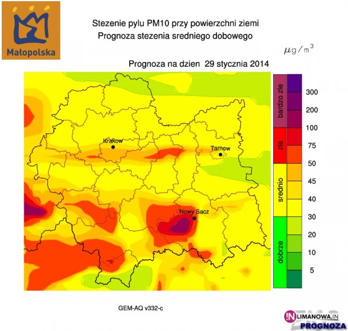 Groźny pył przez kolejne dwa dni