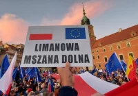 Mieszkańcy powiatu na wczorajszej manifestacji w stolicy - zdjęcie główne