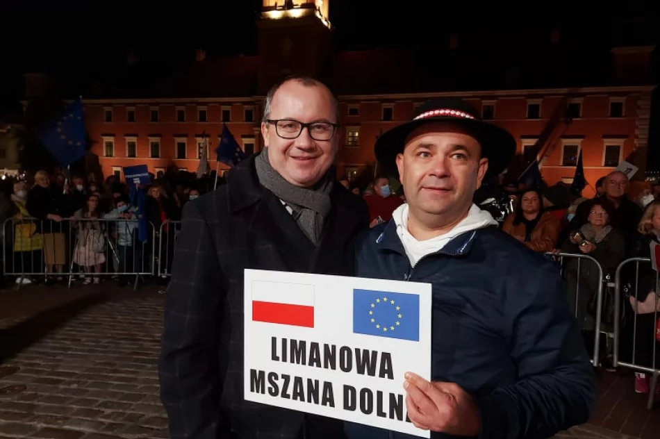 Mieszkańcy powiatu na wczorajszej manifestacji w stolicy - zdjęcie 8