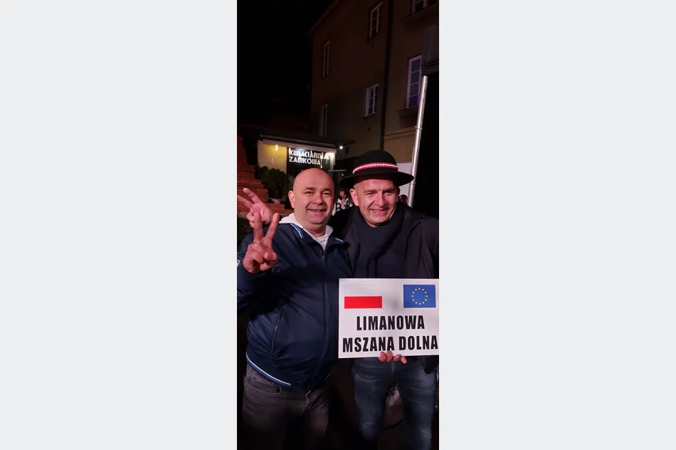 Mieszkańcy powiatu na wczorajszej manifestacji w stolicy - zdjęcie 9