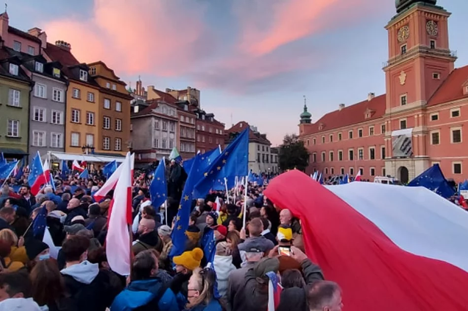 Mieszkańcy powiatu na wczorajszej manifestacji w stolicy - zdjęcie 13
