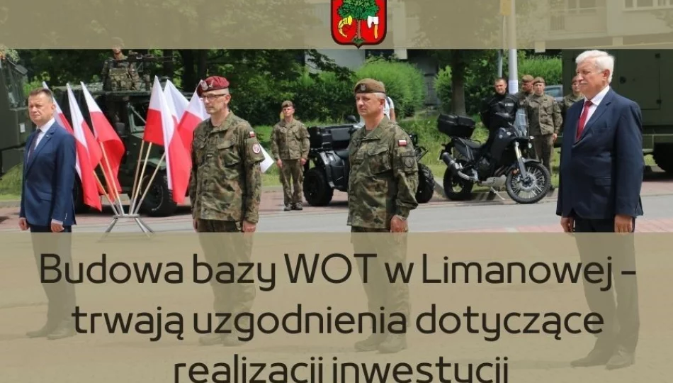 Trwają rozmowy ws. realizacji inwestycji dotyczącej budowy bazy WOT w Limanowej - zdjęcie 1