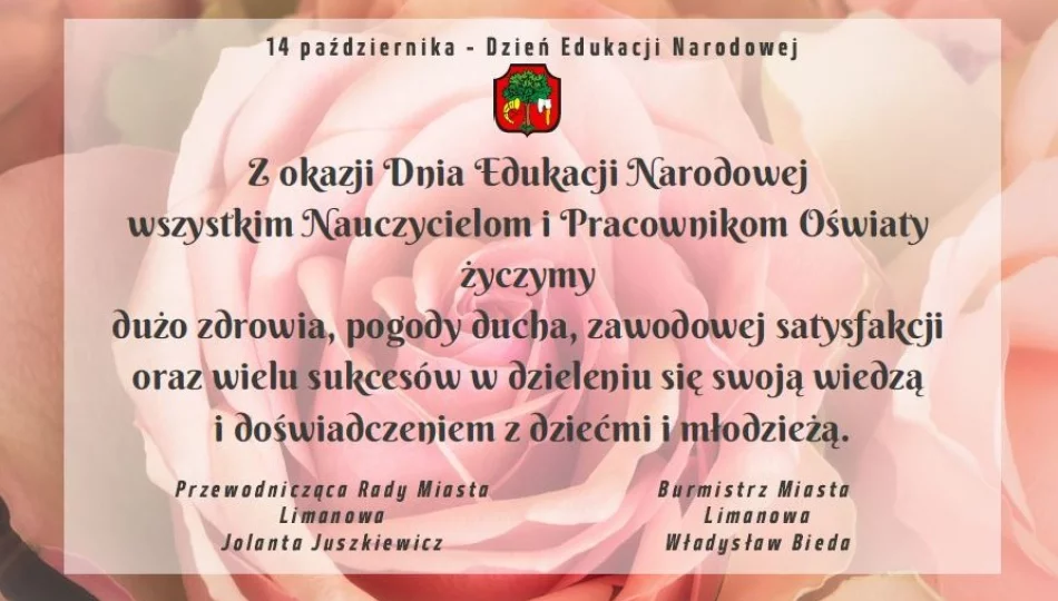 Życzenia z okazji Dnia Edukacji Narodowej - zdjęcie 1